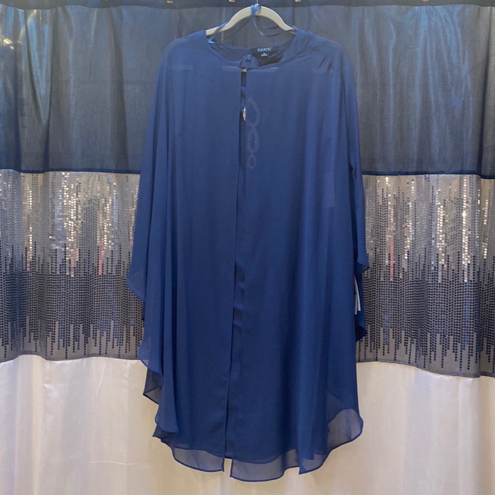 Formal blue dress for wedding 2 piece 16
